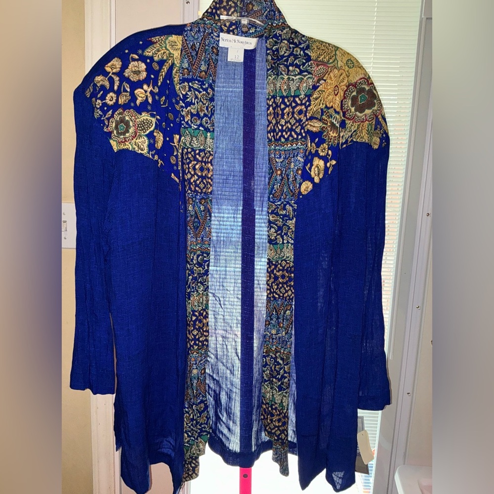 Norton McNaughton Vintage Open Front Jacket Size 12